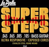 La Bella SS45  bas snaren 45-105 Super Steps - Snarenset voor 4-string basgitaar