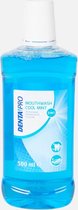 Mondwater Cool Mint 3 in 1 anti-plaque, antibacterial, fluoride - Mouthwash - 500 ml DentaPro