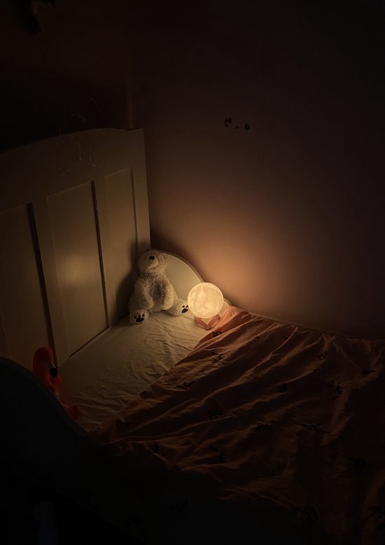 3D Maanlamp - Nachtlampje - voor Baby's en Kinderen - Oplaadbaar - Multicolor van StarBright — afbeelding 5