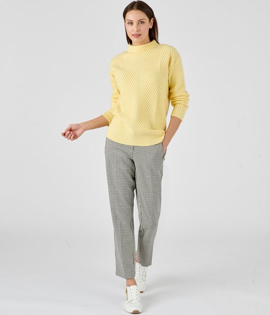 Damart - Trui met opstaande halfhoge kraag gebreid Thermolactyl - Dames - Geel - M