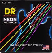 DR MCE-9 9-42 HiDef neon Multi Color - Elektrische gitaarsnaren