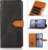 GSMNed – iPhone 14 – flexibel Bookcase – Pasjeshouder – iPhone Wallet – Zwart
