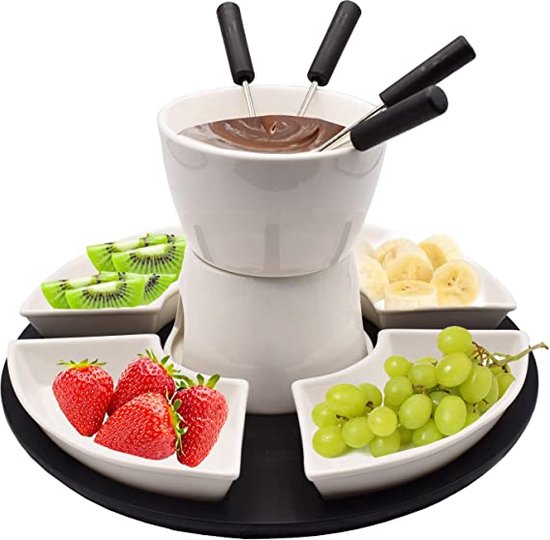 Service à fondue Fondations / fondue au chocolat ou fondue à l'huile