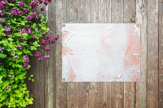 Décoration de Jardin Peinture - Abstrait - Design - 40x30 cm - Toile de jardin - Poster extérieur