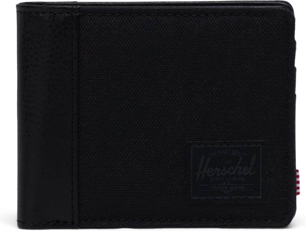Hank II RFID - Black/Black / Herenportefeuille met RFID blocking layer / Beperkte Levenslange Garantie / Zwart