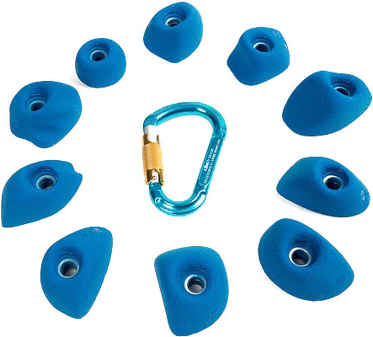klimgrepen serie to-mi-toes – maat s – set van 10 – Groen