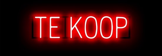 TE KOOP - Reclamebord Neon LED bord verlichting - SpellBrite - 66,1 x 16 cm rood - 6 Dimstanden - 8 Lichtanimaties