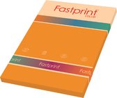 Papier copie Fastprint A4 120gr orange 100 feuilles - 10 pièces