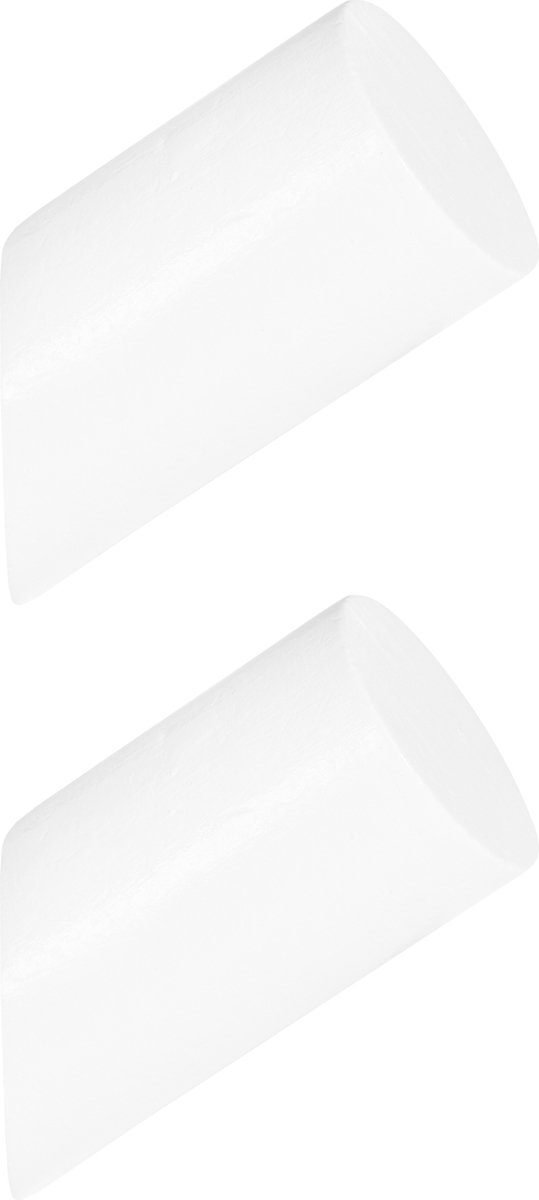 QUVIO Kapstok - Set van 2 - Kledinghangers - Wandkapstok - Wand haakje - Kapstokken - Ophanghaakjes - Muurhaakjes - Ophangsysteem - Wit - Diameter 3 cm