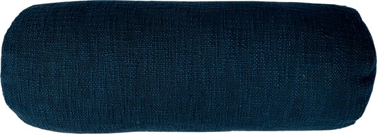 Tiseco Home Studio - Kussen (gevuld) COTTON SLUB - SET/2 - 100% katoen - Bolster - 15x45cm - Blue insigna