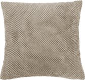 Kussen (gevuld) BUBBLE, SET/2, 45x45cm, taupe, rits