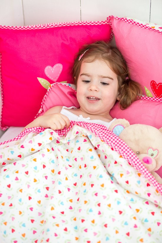 Lief! Girl Uni - Sierkussen - 45x45 cm - Roze van Lief! Lifestyle — afbeelding 3