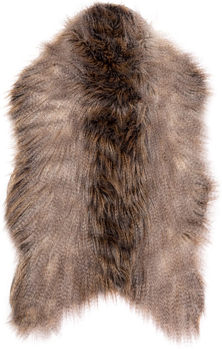 Tapijt FOX fur - 50X80cm, dark brown