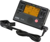 Korg TM-60C BK Combo Tuner Metronome + Contact Microphone - Chromatische stemapparatuur