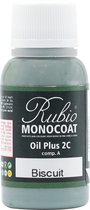 Rubio Monocoat Oil Plus 2C - Ecologische Houtolie in 1 Laag voor Binnenshuis - Biscuit, 20 ml