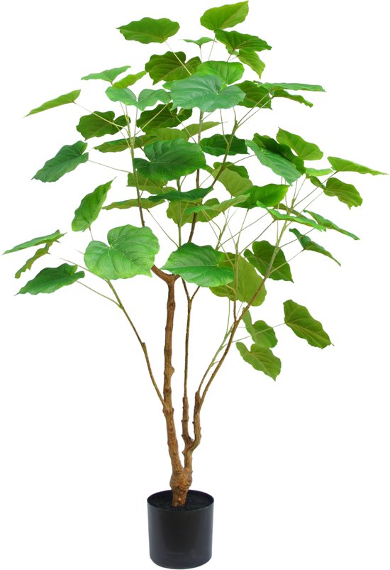 Greenmoods Kunstplanten - Kunstplanten - Kunstplant Ficus - Zijde - 120 cm