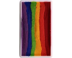 PXP Professional Colours - Schmink - 28 gram One Stroke - Vivid Rainbow - Carnaval Splitcake - Carnaval - Festival - Thema Feest