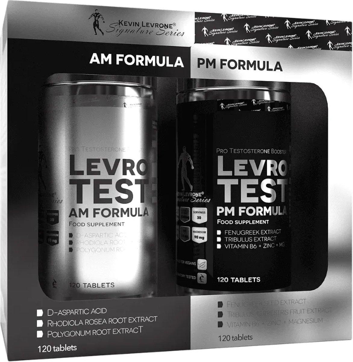 Kevin Levrone - Test AM PM formula - T booster - Tribulus - 240 (2x120) tablets