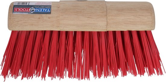 Talen Tools - Bezem - Halfrond - 31 cm - Rood - Zonder steel van Talen Tools — afbeelding 4