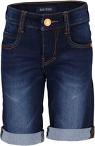 Blue Seven-Kids boys woven jeans bermuda-Dark Blue orig