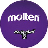 Molten Dodgeball 2, Paars, Buitenspeelbal, Rubber