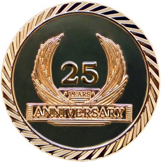 coinsandawards.com - Jubileummunt - 25 jaar -goud - capsule