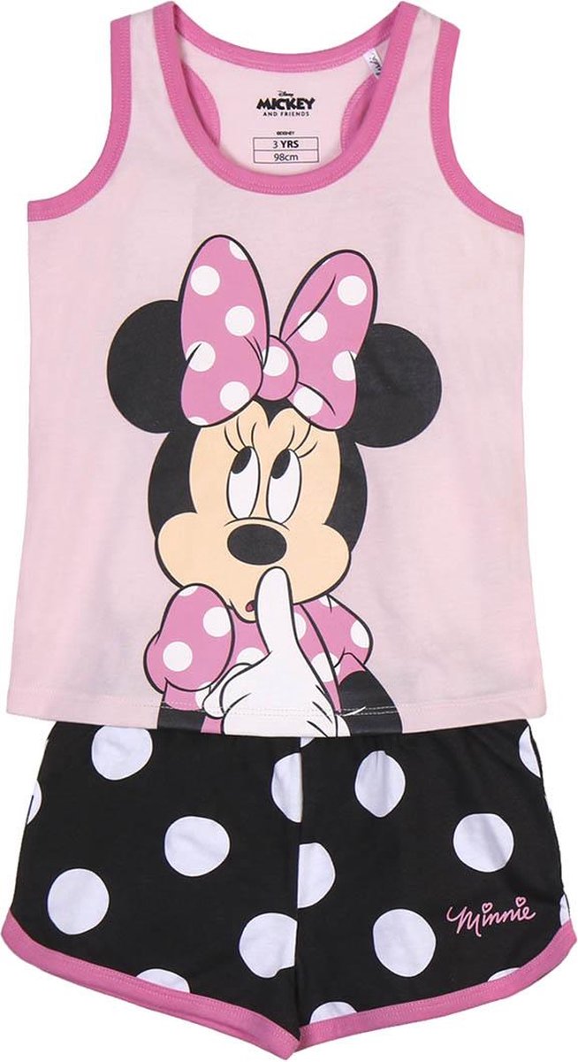 Disney Minnie Mouse Shortama - Big Pink Bow Multi colour