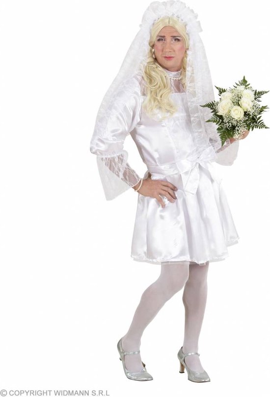 Feesten & Gelegenheden Kostuum | Mannelijke Bruid XL Vrijgezelle Bachelor  Kostuum | XL... | bol.com