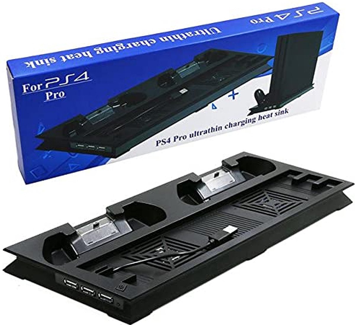 Playstation 4 Pro Charging Heat Sink Zwart