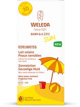 Weleda Edelweiss Lotion Solaire Peaux Sensibles SPF30 - 150ml