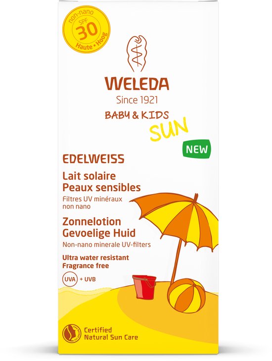 Weleda Edelweiss Lotion Solaire Peaux Sensibles SPF30 - 150ml | bol.com