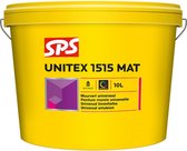 SPS Unitex 1515 | 10 L | RAL 9010 | Matte Binnen Muurverf | Goed Dekkend | Goed Afwasbaar | Klusverf
