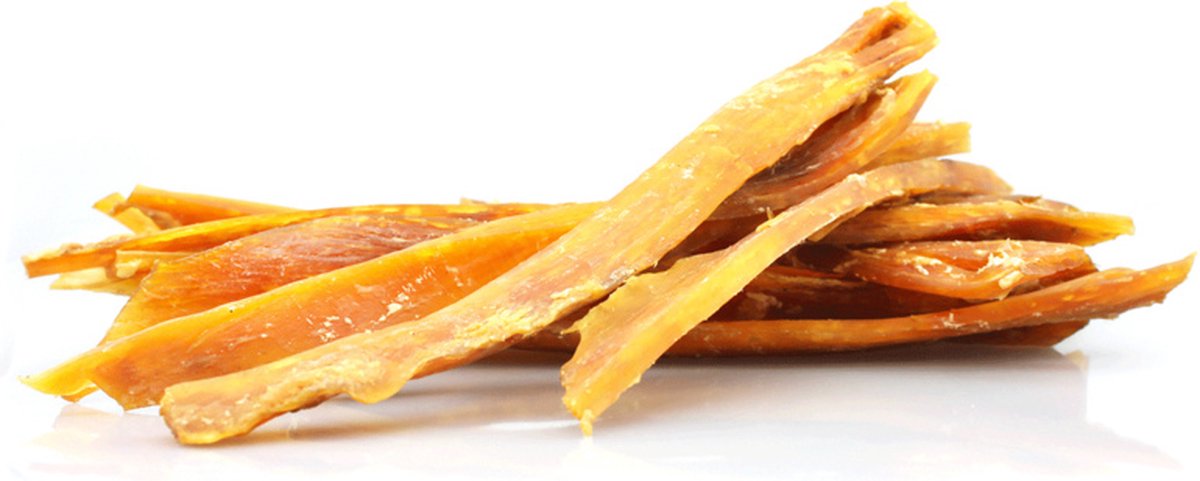 Topmast Gedroogde Nekspier 30cm – Natuurlijke kauwsnack – Voordeelzak 2 x 1 KILO