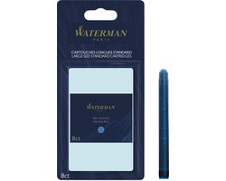 Waterman-vulpeninktpatronen | lang | Serenity Blue | 8 inktpatroon (Blister)