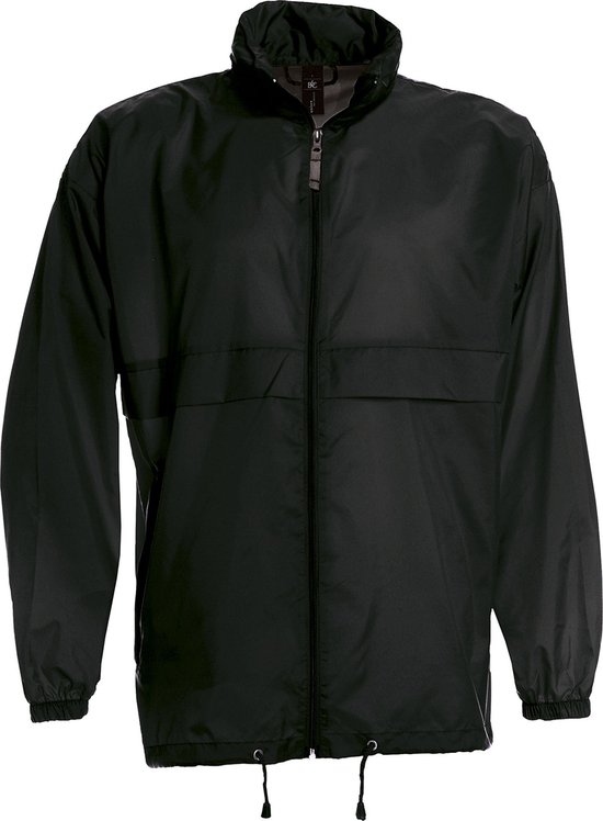 Windjas 'Sirocco Men Windbreaker' B&C Collectie maat XL Zwart