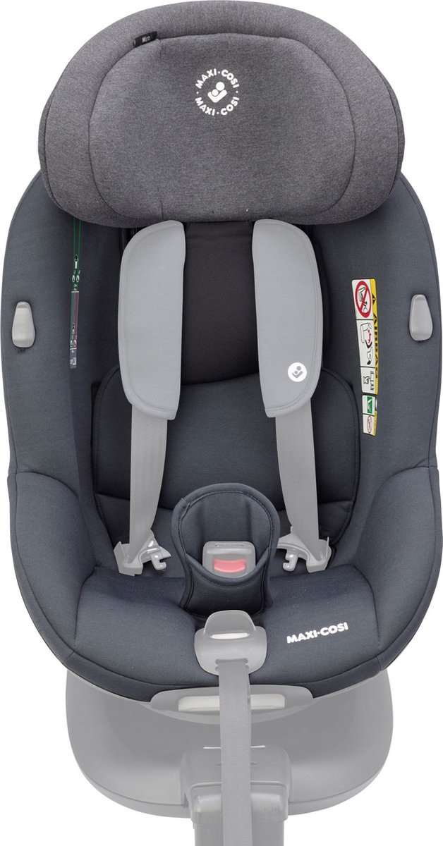 Maxi-Cosi Mica Bekledingset voor de Mica Autostoel (Authentic Black) van Maxi-Cosi — afbeelding 2