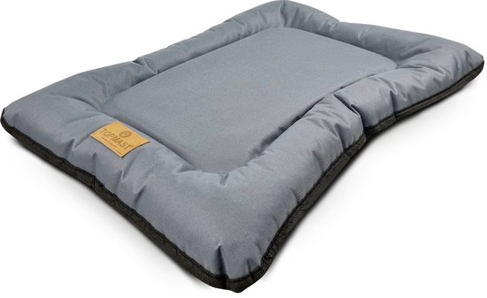 Topmast DryMat - Waterproof Benchmat - Polyester - Antraciet - Small - 66 x 48 x 6 cm - Benchkussen - Voor Honden