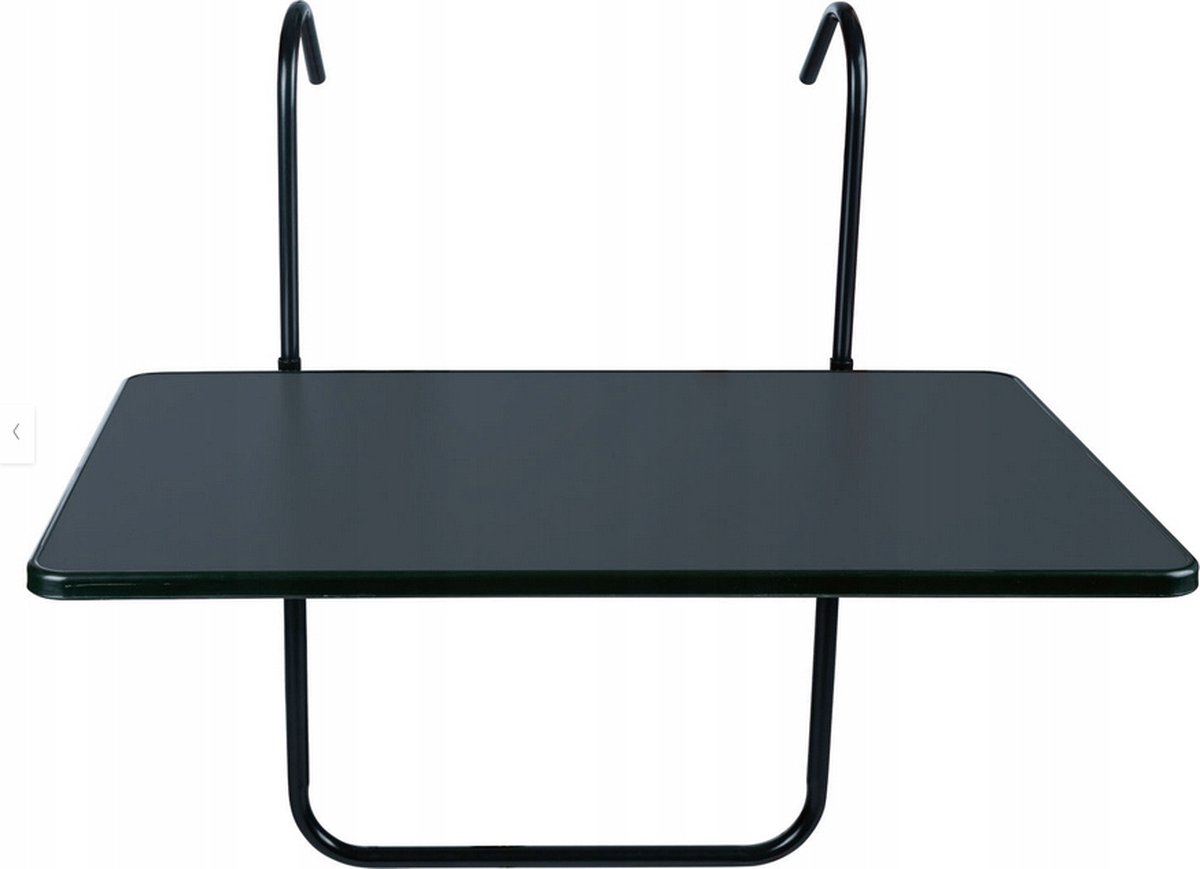 Balkontafel Inklapbaar – Zwart – 40 x 60 x 70 cm – Balkontafeltje Hangend Balkonbar Balkontafels Opklapbaar Hangtafel – Ophangbaar Voor aan het Balkon – Vouwtafel Wandtafel Inklapbare Tafel – Bijzettafel – Buiten Tafeltje Klaptafel thumbnail 3