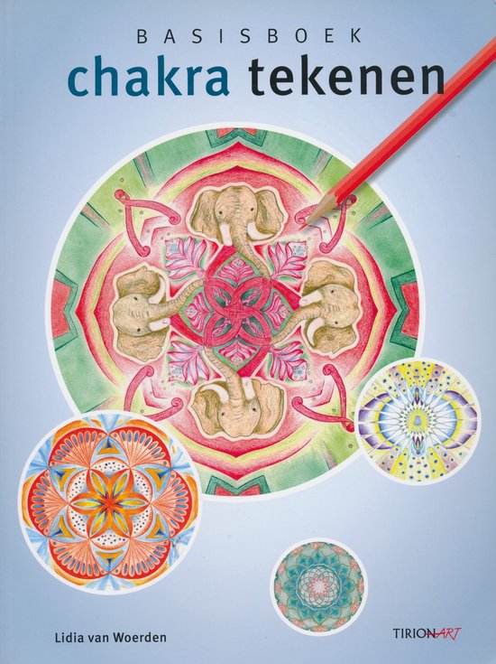 Cover van het boek 'Basisboek Chakra Tekenen' van Lidia van Woerden