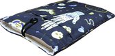 Amenzo® Book Sleeve - 19 x 25 cm - Boek Cover - Mysterious - Book Sleeve for Boek - Book Protector - 2 Compartiments - Book Cover