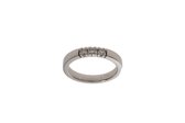 Aller Spanninga - 11155W - Witgoud - damesring - 14 karaat – diamant - uitverkoop juwelier Verlinden St. Hubert van €1137,= voor €959,=