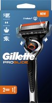 Gillette Proglide - 1 Scheermes Voor Mannen - 2 Scheermesjes