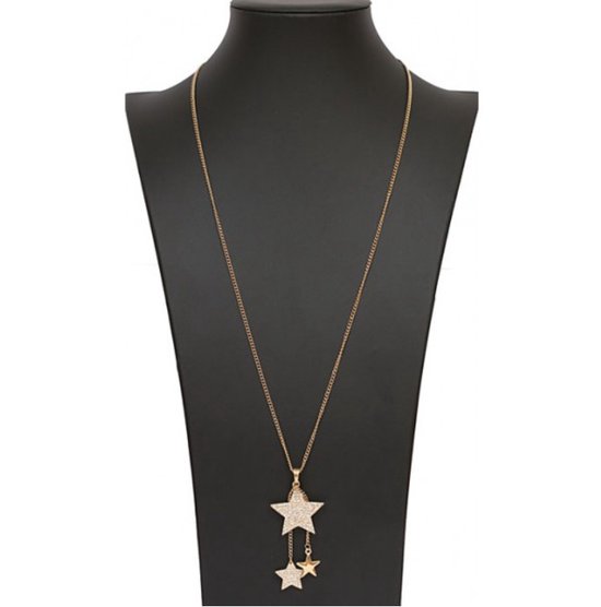 Fashion Jewelry Glitter Star ketting 80cm - Valentijn - Valentijn voor haar
