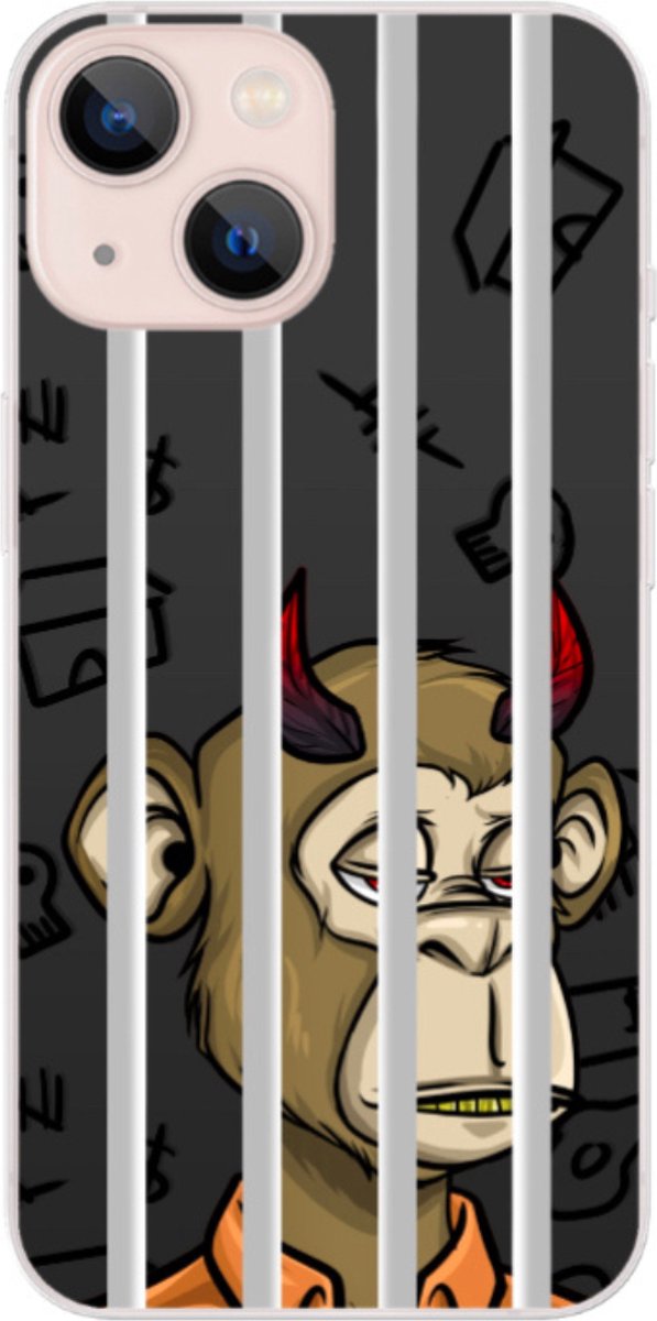 Phonegoat NFT Art iPhone 14 Plus Case Monkey x Prison