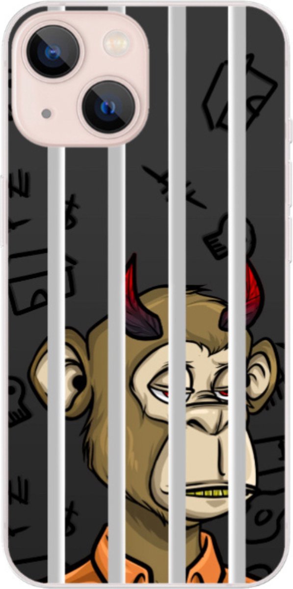 Phonegoat NFT Art iPhone 14 Case Monkey x Prison