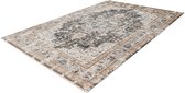 Lalee Prime Vintage vloerkleed franjes handmade look oosters 120x170 cm taupe beige