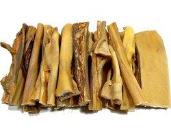 Topmast Runderkophuid - Natuurlijke Kauwsnack - Voordeelzak 2 x 1 Kilo - Lengte 5-12 CM - gezonde Hondensnack