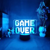 Game LED Lamp - 16 kleuren - 3D Game Light - Game Over - Afstandsbediening - Sfeerlamp