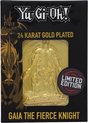 Afbeelding van het spelletje Yu-Gi-Oh! 24 Karat Gold Plated Card Gaia The Fierce Knight - Limited Edition to 5000 worldwide