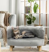 Velvet dierenfauteuil - katten stoel - honden stoel - dieren stoel luxe
